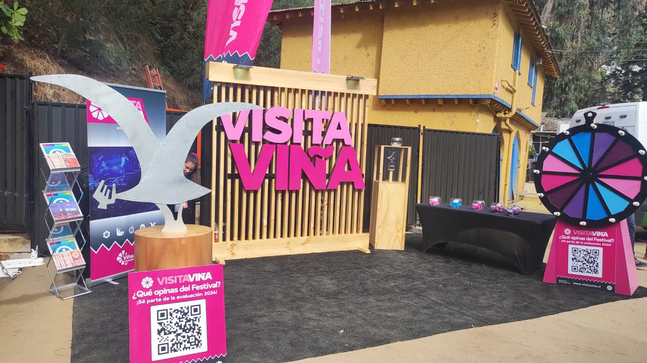 Stand Visita Viña con la gaviota